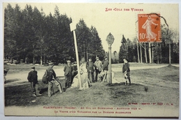 AU COL DU BONHOMME - LA VISITE D' UN VOYAGEUR PAR LA DOUANE ALLEMANDE - PLAINFAING  - LES COLS DES VOSGES - Plainfaing