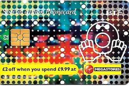 CARTE-n-PUCE-BRITISH TELECOM-2£-MEGASTORES-TBE - BT Promotie