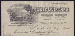SPAIN - Cantabria - SANTANDER - JOSE QUINTANA -INVOICE RECHNUNG FAKTURA 1919 (see Sales Conditions) - Spanien