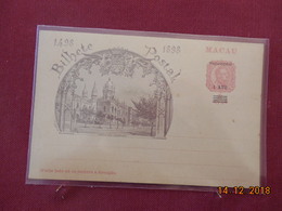 Entier Postal De Macao - Cartas & Documentos