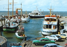 STRUCKLAHNUNGSHÖRN Nordstrand Fähre Schiff Adler Auto Briefmarke Auto - Nordfriesland