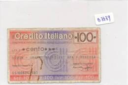 Billet - B3439 - Italie 100 Lire 1976  ( Catégorie,  Nature état ... Se Référer Au Double Scan) - Other & Unclassified