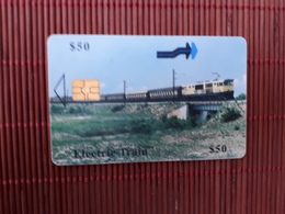 Phonecard Zimbabwe Train 50 $ Used - Zimbabwe