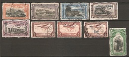 9 Timbres De 1920/34 ( Congo-Belge / Poste Aérienne ) - Gebruikt