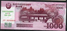 KOREA NORTH PCS21  1000 WON 2018 70th ANNIV.    UNC. - Corée Du Nord