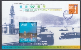 Hong Kong 1997 - Definitive Stamp Miniature Sheet: Hong Kong Harbour - Mi Block 47 (802 X) ** MNH - Blocks & Sheetlets