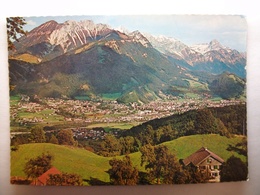 Carte Postale Autriche -Alpenstadt Bludenz Gegen Gamsfreiheit (Format 10.5 X 15 Oblitérée  Timbre 4 Schilling ) - Bludenz