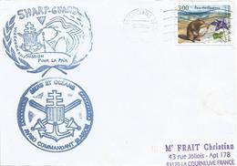 France 1996 Toulon Operation Sharp Guard Adriatic Sea Fregate Commandant Blaison Cover - Militaria