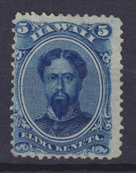 United States Possessions Hawaii 1866 Mi. 17     5 C King König Kamehameha V. MNG (2 Scans) - Hawaii