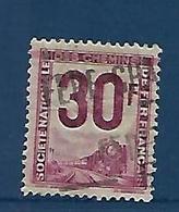 FR Petits Colis YT 12 " 30F. Violet-rouge " 1944-47 Oblitéré - Usados