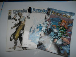 DIVINE RIGHT JIM LEE SEMIC LOT DE 3 BD N°1/2/3 TBE - Loten Van Stripverhalen