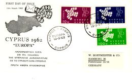 CYPRUS  EUROPA CEPT 1961  FDC - 1961