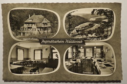 (10/7/47) AK "Gaimühle Bei Eberbach/Neckar" Jugendkurheim Haus Waldesruh, Mehrbildkarte Mit 4 Ansichten - Eberbach