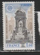 FRANCE N° 2008 1F OUTREMER BISTRE ET NOIR FONTAINE DES INNOCENTS GOMME TROPICALE NEUF SANS CHARNIERE - Ungebraucht