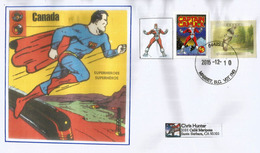 CANADA. Canadian Comic Book Superhero.Captain Canuck, Sur Lettre Masset BC (Superhéros), Adressée Etats-Unis - Covers & Documents