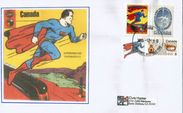 CANADA. Superman In Film,   Sur Lettre Masset BC (Superhéros), Adressée Etats-Unis - Covers & Documents