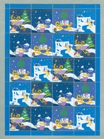 Denmark. Christmas Sheet 2005. Danish Church Calgary. Garden,Birds,Stars. - Hojas Completas