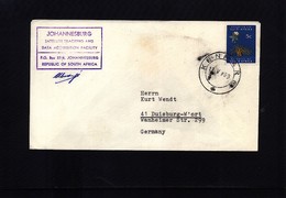 South Africa 1969 Space / Raumfahrt  Johannesburg Satellite Earth Station Interesting Cover - Afrique
