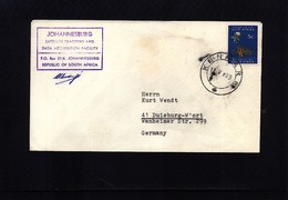 South Africa 1969 Space / Raumfahrt  Johannesburg Satellite Earth Station Interesting Cover - Afrika