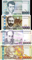 ARMENIA 1000, 5000, 10000, 20000 DRAM BANKNOTES SET 2011-2015 UNC RARE - Arménie