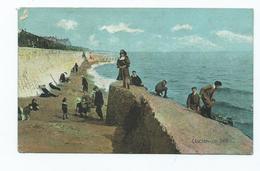 Essex Clacton-on-sea Children On The Beach. Posted 1902 - Clacton On Sea