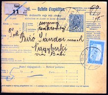 Hungary Sasd 1917 / Parcel Post, Postai Szallitolevel, Bulletin D' Expedition / To Mosdos - Colis Postaux