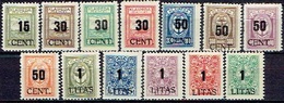 MEMEL " FROM 1923 STAMPWORLD 193-205* - Nuevos