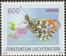 Liechtenstein 2012 - Papillon (4e Série) - Ungebraucht
