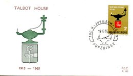 BELGIQUE. N°1336 De 1965 Sur Enveloppe 1er Jour. Maison Talbot. - 1961-1970