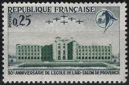 France Ecole De L'air N° 1463b** Variété Sans Les Toits Fraicheur Postale Signé Calves - Unused Stamps