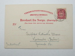 1903 , VOSSBRANDTS POST  , Lesbarer Stempel Auf Ansichtskarte Bergen - Brieven En Documenten