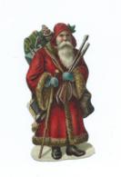 Ancienne Chromo-découpi, Père-Noël, Santa Klaus, N° 5 - Motif 'Noel'