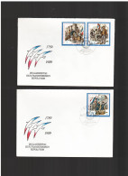 DDR - 4 7 1989 2 FDC  200. JAHRESTAG DER FRANZOSICHEN  REVOLUTION - 1981-1990