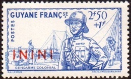 Détail De La Série Défense De L'Empire * Inini N° 49 Gendarme Colonial - 1941 Défense De L'Empire