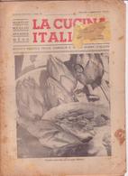 °°° La Cucina Italiana Roma Maggio1938 Xvi A.°°° - Maison, Jardin, Cuisine