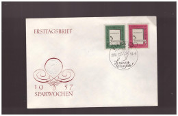 Ddr-germania Est - 1957 Fdc Sparwochen - 1950-1970