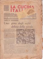 °°° La Cucina Italiana Roma 1937 Settembre A. 9 N.9 °°° - House, Garden, Kitchen