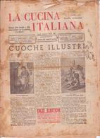 °°° La Cucina Italiana Roma 1936 Agosto N,8 A. 8  °°° - Maison, Jardin, Cuisine