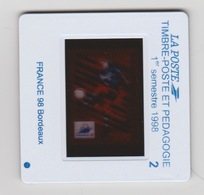 France 1998 FIFA World Cup Football Soccer Fußball SPECIAL Stamp On Dia / Slide Diapositive RARE ! - 1998 – Frankreich