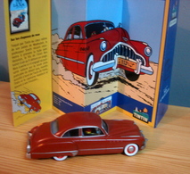 VOITURE L'AMERICAINE ROUGE BUICK ROADMASTER DE 1949, 1/43, Tintin Au Pays De L' Or Noir - Tintin