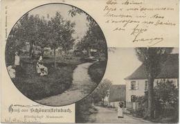 CARTE POSTALE SCHONENSTEINBACH-WITTENHEIM - AFFRANCHIE TIMBRE ALLEMAND -1899 -CARTE RARE - Wittenheim