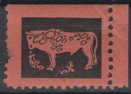 Taurus Bull ZODIAC / Astrology Horoscope - GERMANY AUSTRIA - Label Vignette Cinderella 1910's - Astrologia