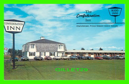 CHARLOTTETOWN, PEI - THE CONFEDERATION INN - ANIMATED WITH OLD CARS - W. SCHERMER - - Otros & Sin Clasificación