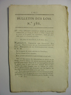 BULLETIN DE LOIS 1811 - POMPES FUNEBRES TARIFS INHUMATIONS - HOLLANDE VIANDE MILITAIRES - PERTUIS VAUCLUSE - SEDAN - Décrets & Lois