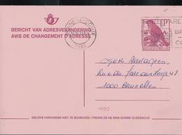 Doc. De BRAINE - LE - COMTE  (7090) Le 17/05/93   Chgt D'adresse Buzin - Poste Rurale