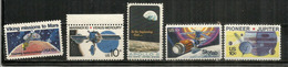 USA.Mission To Mars 1976,Skylab 1973,Mission Vers Jupiter 1975,etc.5 Timbres Neufs ** - North  America