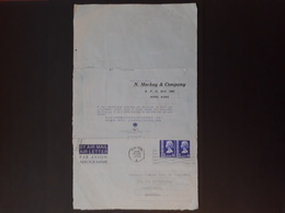 UK - Hong-Kong - 1976 - Lettre Commerciale Pour Casablanca (Morocco) N° 2 - Storia Postale