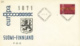 FINLAND  1971  EUROPA CEPT FDC - 1971