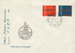 SAN MARINO  1971  EUROPA CEPT FDC - 1971