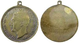 04839 MEDAGLIA MEDAL COMMEMORATIVE GEORGIUS VI D.G ER. OMN. REX FID IND IMP. - Andere & Zonder Classificatie